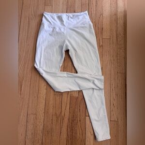 Baleaf White High Rise Athletic Leggings Size Medium